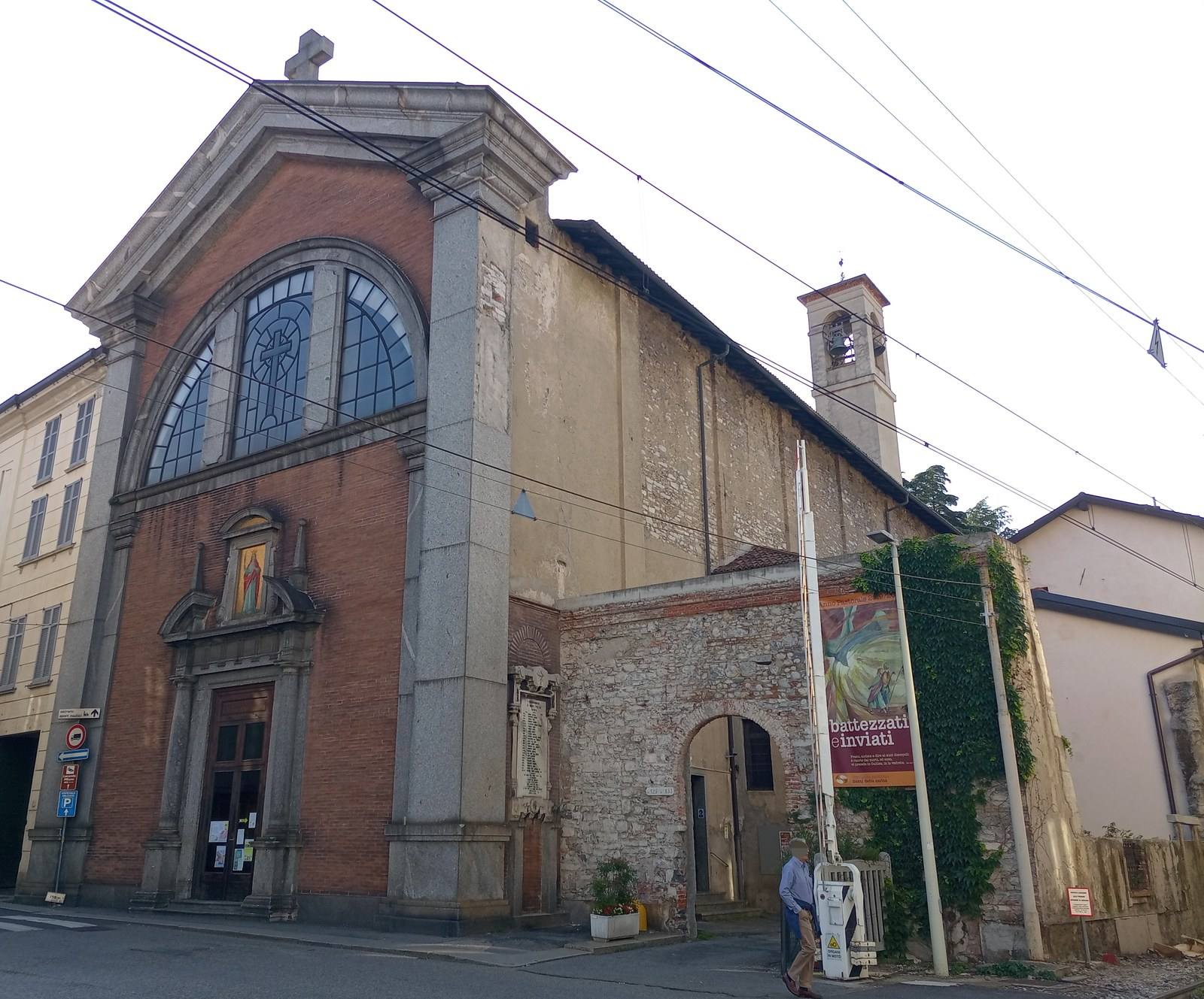 La chiesa di Sant'Orsola a Como, tra le sedi espositive di Miniartextil 35.